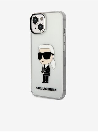 Karl Lagerfeld IML Ikonik NFT Zadní Kryt pro iPhone 14 Plus Transparent