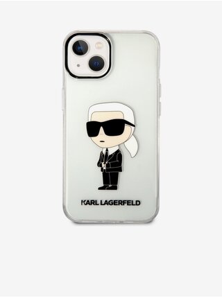 Karl Lagerfeld IML Ikonik NFT Zadní Kryt pro iPhone 14 Plus Transparent