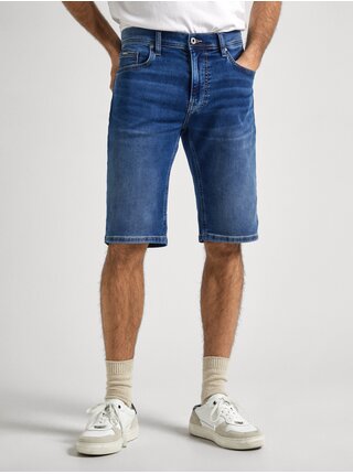 Modré pánské džínové kraťasy Pepe Jeans
