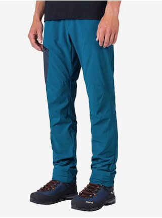 Modré pánské outdoorové softshellové kalhoty Hannah Torrent