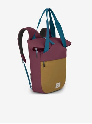 Khaki-vínový batoh Osprey Arcane Tote Pack