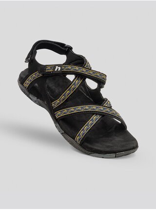 Čierno-žlté dámske sandále Hannah Fria W