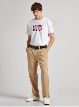 Bílé pánské tričko Pepe Jeans