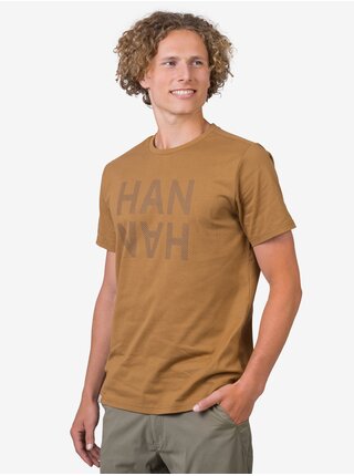 Hnědé pánské tričko Hannah Grem