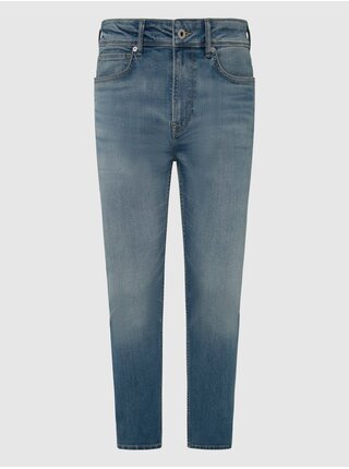 Modré pánske skinny fit džínsy Jeans Pepe Jeans