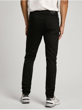 Černé pánské skinny fit džíny Jeans Pepe Jeans