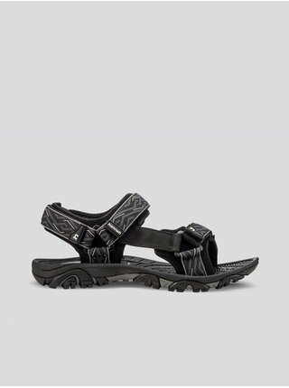 Šedo-černé pánské outdoorové sandály Hannah Belt