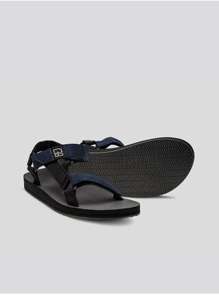 Čierno-modré pánske sandále Hannah Drifter