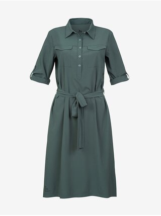 Zelené dámske košeľové šaty Hannah Liby