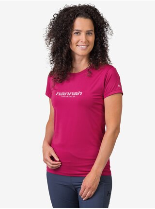 Tmavě růžové dámské tričko Hannah Saffi II