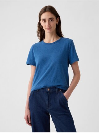 Modré dámske tričko s krátkym rukávom GAP