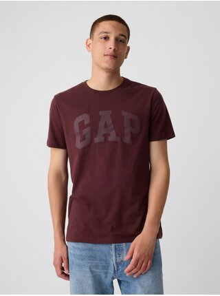 Vínové pánské tričko s logem GAP