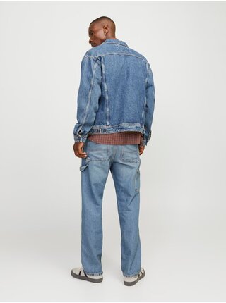 Modré pánské straight fit džíny Jack & Jones Eddie