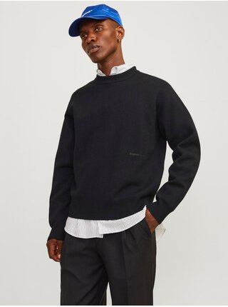 Černý pánský svetr Jack & Jones Vester