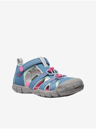 Ružovo-modré dievčenské sandále Keen