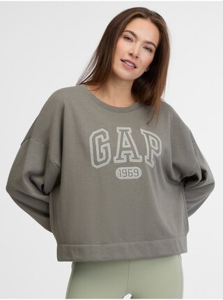 Zelená dámská oversize mikina s logem GAP