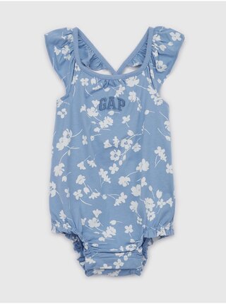 Modré holčičí baby vzorované body GAP