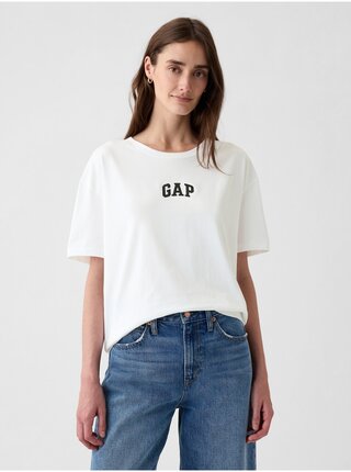 Biele dámske tričko s logom GAP