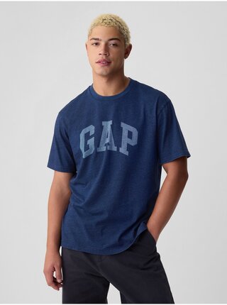 Tmavě modré pánské tričko s logem GAP