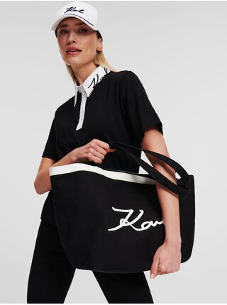 Černý dámský shopper KARL LAGERFELD K/Signature