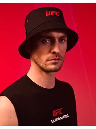Černý pánský bavlněný klobouk Celio UFC