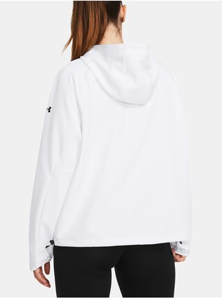 Bílá dámská sportovní bunda Under Armour Unstoppable Hooded