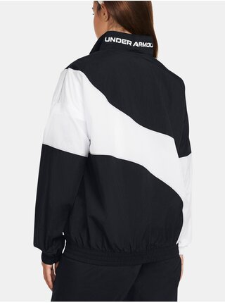 Bílo-černá dámská bunda Under Armour Legacy Crinkle