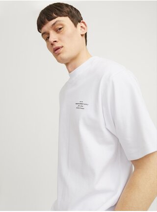 Biele pánske tričko Jack & Jones