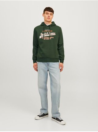 Khaki pánská mikina Jack & Jones