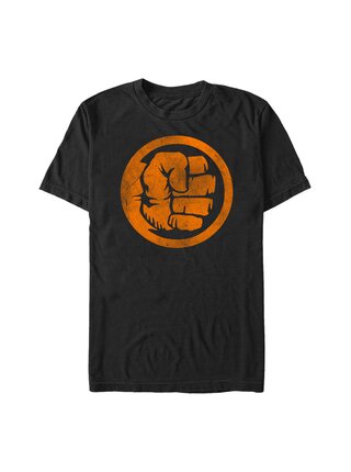 Černé pánské tričko Marvel Hulk Orange