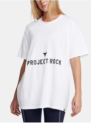 Bílé dámské tričko Under Armour UA Project Rock W Campus
