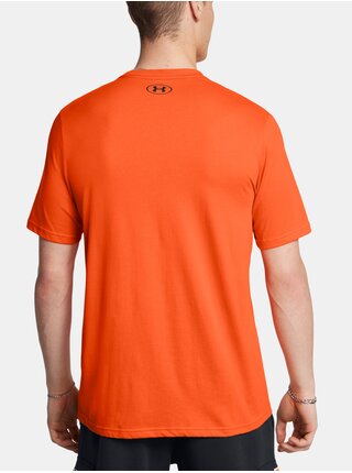 Oranžové pánské tričko Under Armour UA Project Rock Brahma Bull SS