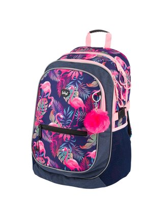 Modrý školní batoh core flamingo Baagl