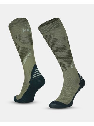 Kompresní podkolenky Kilpi COMPRESS-U Khaki