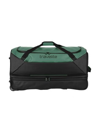 Cestovní taška Travelite Basics Wheeled Duffle exp. Black/green