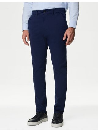 Strečové chino kalhoty úzkého střihu Marks & Spencer