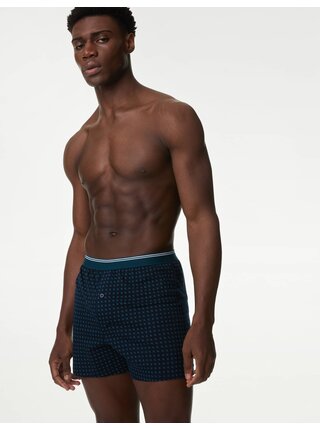 Žerzejové boxerky z čisté bavlny s technologií Cool & Fresh™, 5 ks Marks & Spencer