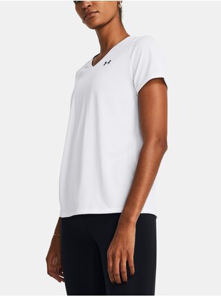 Tričko Under Armour Tech SSV-Solid-WHT