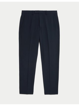 Kalhoty mírně zúženého střihu, ze směsi vlny Marks & Spencer