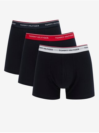 Sada tří pánských boxerek v tmavě modré barvě Tommy Hilfiger Underwear