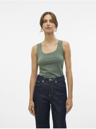 Zelené dámske tielko Vero Moda Lulu