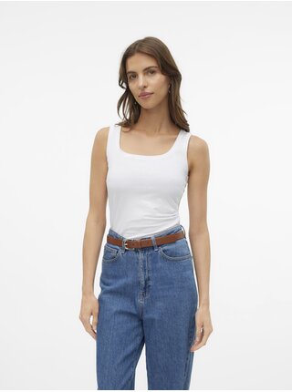 Biele dámske tielko Vero Moda Lulu
