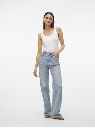 Biele dámske tielko Vero Moda Lulu