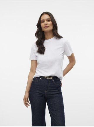 Bílé dámské tričko Vero Moda Paulina