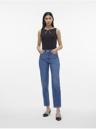 Modré dámské mom fit džíny Vero Moda Tessa