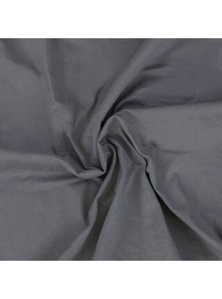 Jersey prostěradlo s lycrou 220x200cm tmavě šedé Kvalitex Kvalitex