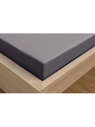 Jersey prostěradlo s lycrou 220x200cm tmavě šedé Kvalitex Kvalitex