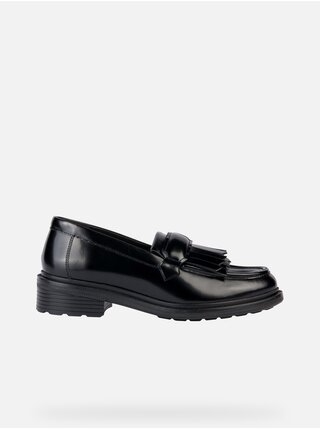 Černé dámské mokasíny Geox Walk pleasure