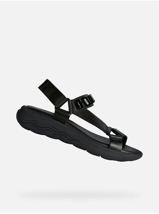 Černé dámské sandály Geox Spherica ec5w