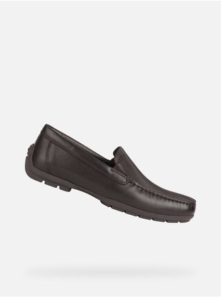 Hnedé pánske mokasíny Geox Moner w 2fit